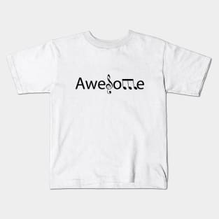 Awesome artistic typography design Kids T-Shirt